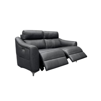 G Plan Monza 2 Seater Electric Double Recliner Sofa with USB