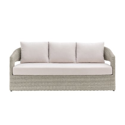 Ischia 3 Seater Wicker Sofa