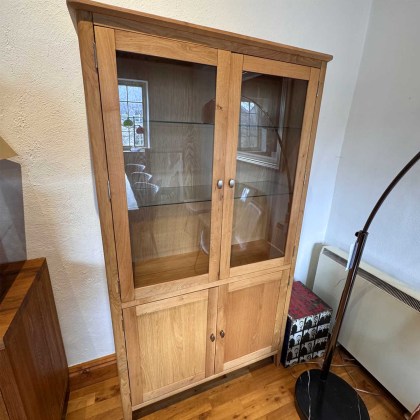 Showroom Clearance: Sulis Oak Display Cabinet