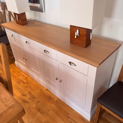 Showroom Clearance: Cello 4 Door 4 Drawer Large Sideboard