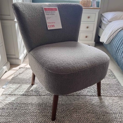 Showroom Clearance: Robson Occasional Chair in Grey