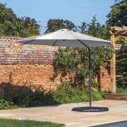 Villerio 3m Cantilever Parasol in Grey