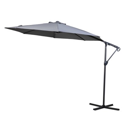 Villerio 3m Cantilever Parasol in Grey