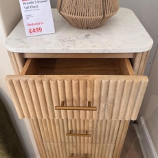 Showroom Clearance: Arundo 5 Drawer Tall Chest