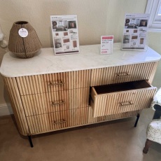 Showroom Clearance: Arundo 6 Drawer Wide Chest