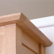 Lynton Oak Double Wardrobe with Drawer