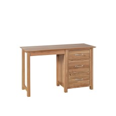 Lynton Oak Single Pedestal Dressing Table