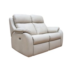 G Plan Kingsbury 2 Seater Electric Double Recliner Sofa with Headrest & Lumbar