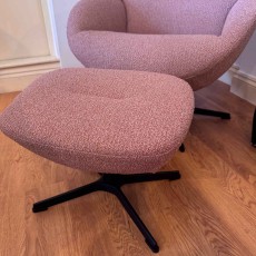 Showroom Clearance: Conform Globe Swivel Chair & Stool in Makalu Blush