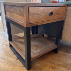 Showroom Clearance: Lyndon 1 Drawer Lamp Table