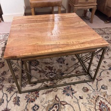 Showroom Clearance: Mango Wood Set of 2 Tables Showroom Clearance: Mango Wood Set of 2 Tables