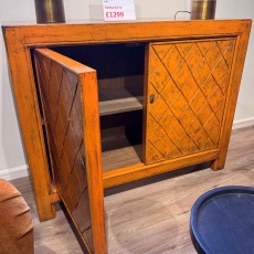 Showroom Clearance: 2Y82 Orient 2 Door Cabinet in Orange