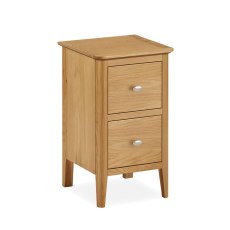 Sulis Oak Narrow 2 Drawer Bedside Chest Sulis Oak Narrow 2 Drawer Bedside Chest