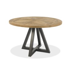 Ravi Rustic Oak Circular Dining Table Ravi Rustic Oak Circular Dining Table