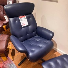 Showroom Clearance: Northam Swivel Recliner & Footstool