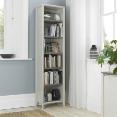 Ibsen Grey Narrow Bookcase
