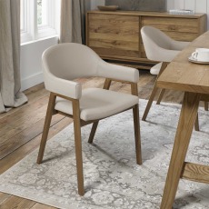 Chandler Upholstered Dining Arm Chair