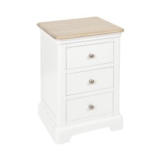 Bideford Painted 3 Drawer Bedside Chest