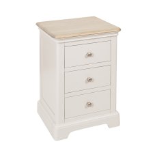 Bideford Painted 3 Drawer Bedside Chest