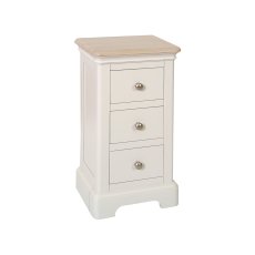 Bideford Painted 3 Drawer Compact Bedside Chest
