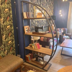 Showroom Clearance: Spinnaker Metal Bookcase Showroom Clearance: Spinnaker Metal Bookcase