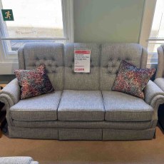 Showroom Clearance: Vale Amalfi 3 Seater Sofa, Armchair & Storage Footstool
