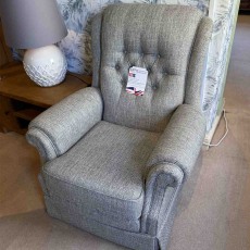 Showroom Clearance: Vale Amalfi 3 Seater Sofa, Armchair & Storage Footstool