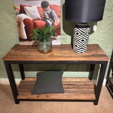 Showroom Clearance: SBA6083 Industrial Console Table Showroom Clearance: SBA6083 Industrial Console Table