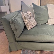 Showroom Clearance: Collins & Hayes Maple Grand Pillow Back Loose Cover Sofa