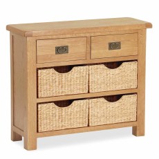 Hamilton Small Sideboard with Baskets Hamilton Small Sideboard with Baskets