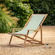 Clevedon Deckchair in Verde Stripe