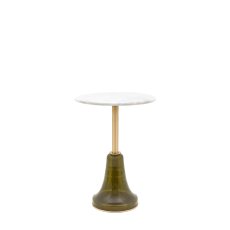Allende Round Side Table in Dusk Allende Round Side Table in Dusk