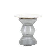 Tasso Round Side Table in Smoke Tasso Round Side Table in Smoke