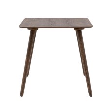Hertford Small Square Dining Table in Smoked Oak