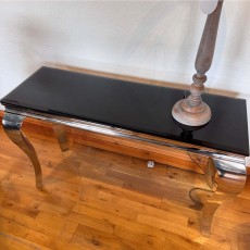 Showroom Clearance: Lewis Black Console Table Showroom Clearance: Lewis Black Console Table