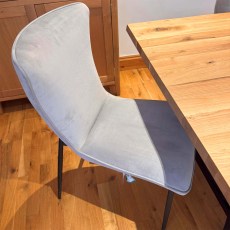 Showroom Clearance: Genoa Oak 160cm Dining Table & 4x Elise Dining Chairs