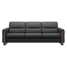 Stressless Fiona 3 Seater Sofa with Wood Arms Stressless Fiona 3 Seater Sofa with Wood Arms