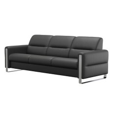 Stressless Fiona 3 Seater Sofa with Steel Arms Stressless Fiona 3 Seater Sofa with Steel Arms