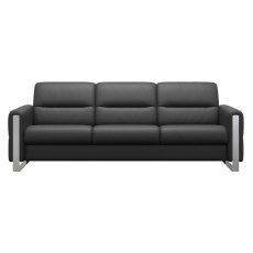 Stressless Fiona 3 Seater Sofa with Steel Arms Stressless Fiona 3 Seater Sofa with Steel Arms