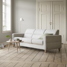 Stressless Fiona 3 Seater Sofa with Upholstered Arms Stressless Fiona 3 Seater Sofa with Upholstered Arms