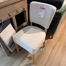 Showroom Clearance: PAIR of Newick Upholstered Dining Chairs Showroom Clearance: PAIR of Newick Upholstered Dining Chairs