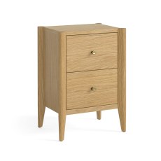 Paterson Natural 2 Drawer Bedside Chest