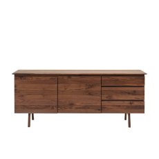 Jacobsen Walnut 2 Door 3 Drawer Sideboard