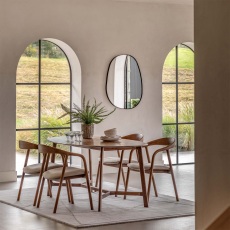 Jacobsen Walnut Oval Dining Table