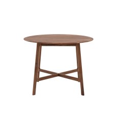 Jacobsen Walnut Round Dining Table