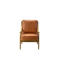 Hythe Armchair in Brown Leather