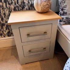 Showroom Clearance: 204A Middleton Small 2 Drawer Bedside