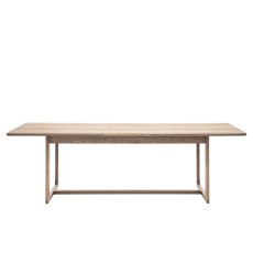 Cadoc Smoked Oak Extending Dining Table