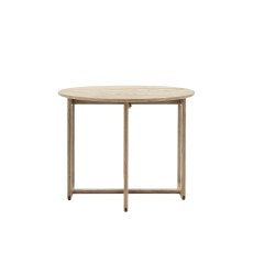 Cadoc Smoked Oak Folding Dining Table