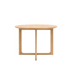 Cadoc Natural Oak Round Dining Table